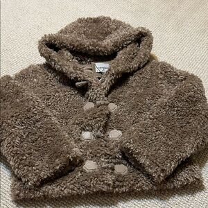 Galita Teddy Bear Jacket Small Khaki NWT